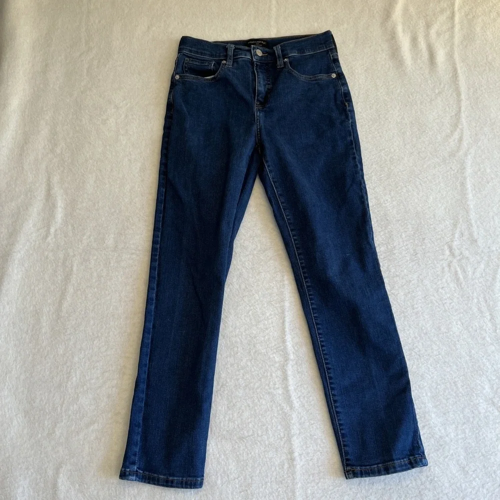 Banana Republic Jeans Women's 26/2 Blue High Rise Slim Dark Wash OLX New House‎